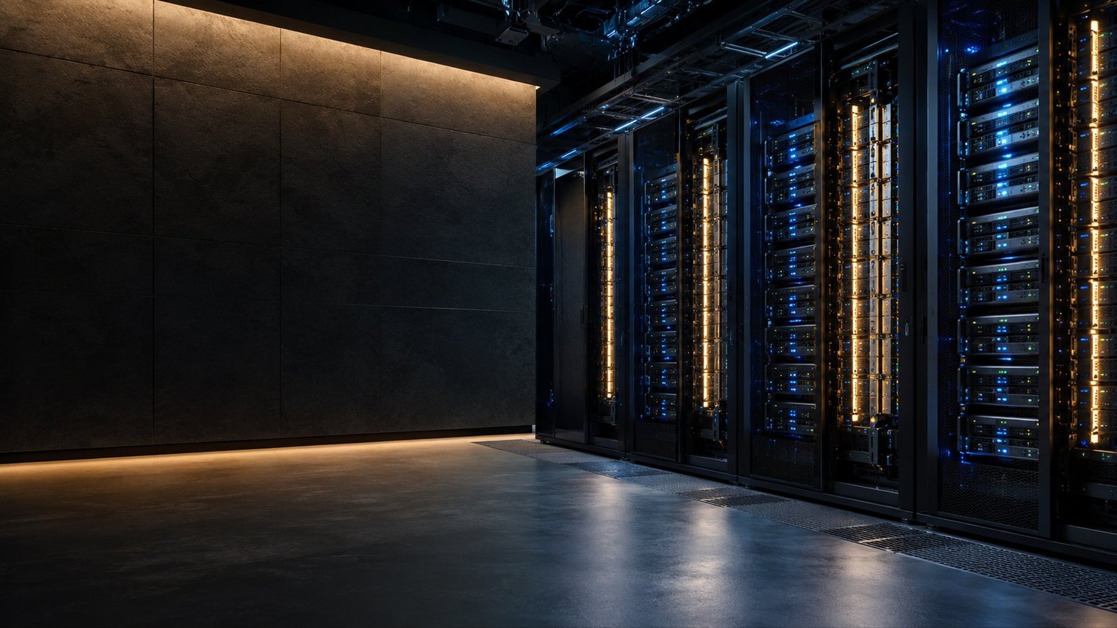 Illustrative visualization of planned data-center infrastructure